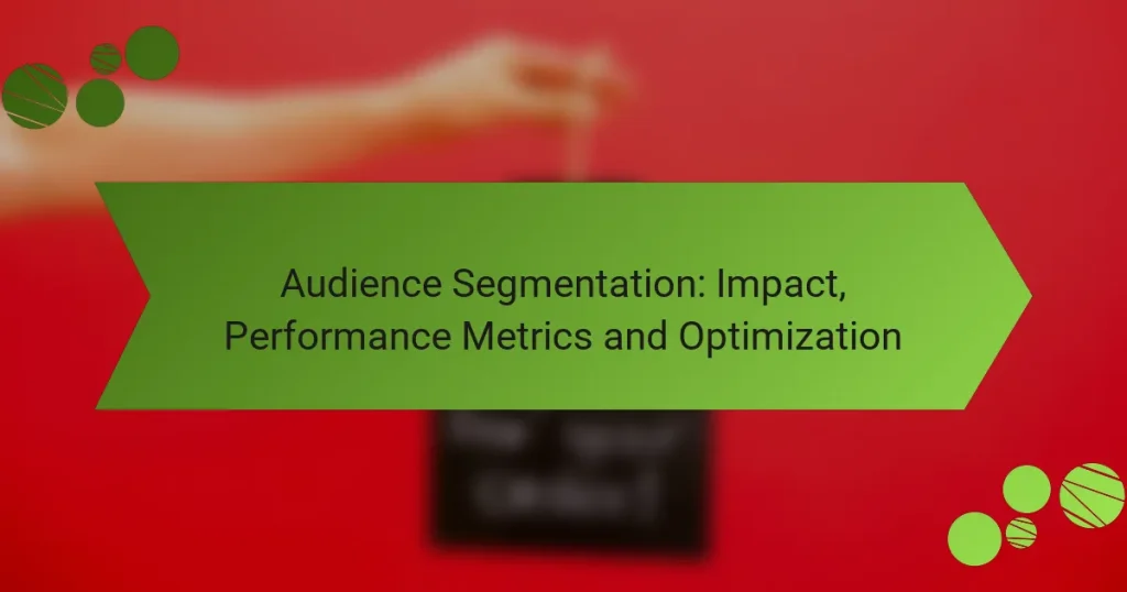 Сегментация аудитории: влияние, показатели эффективности и оптимизация