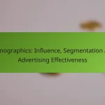 Demographics: Influence, Segmentation and Advertising Effectiveness