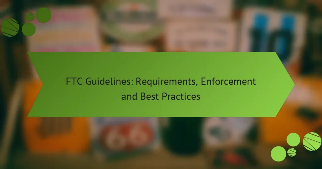 Руководства FTC: требования, исполнение и лучшие практики