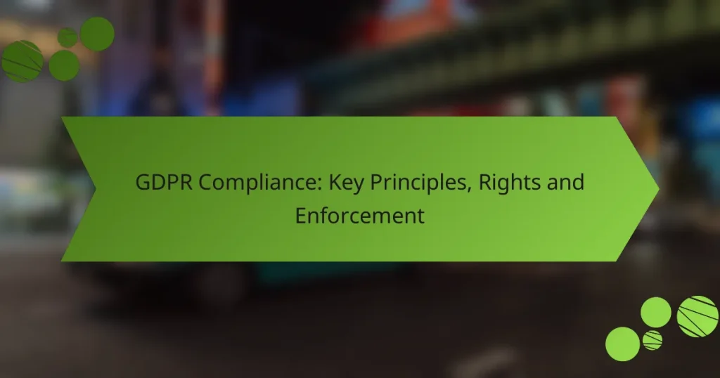 Соответствие GDPR: ключевые принципы, права и применение законодательства