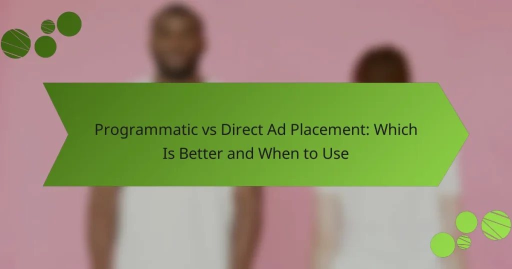 Программное размещение рекламы vs Прямое размещение рекламы: что лучше и когда использовать
