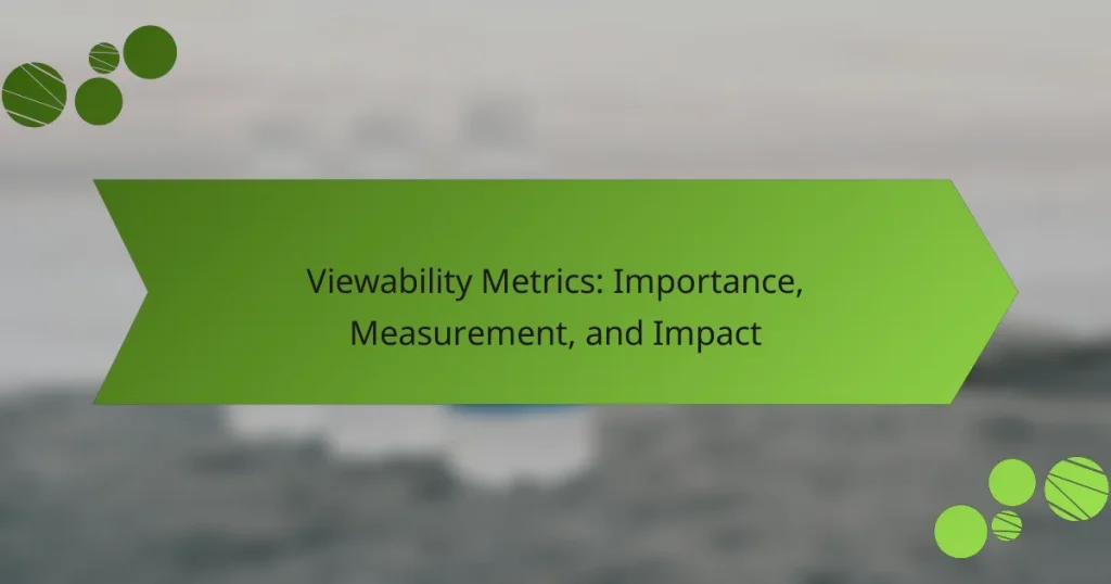 Метрики видимости: важность, измерение и влияние